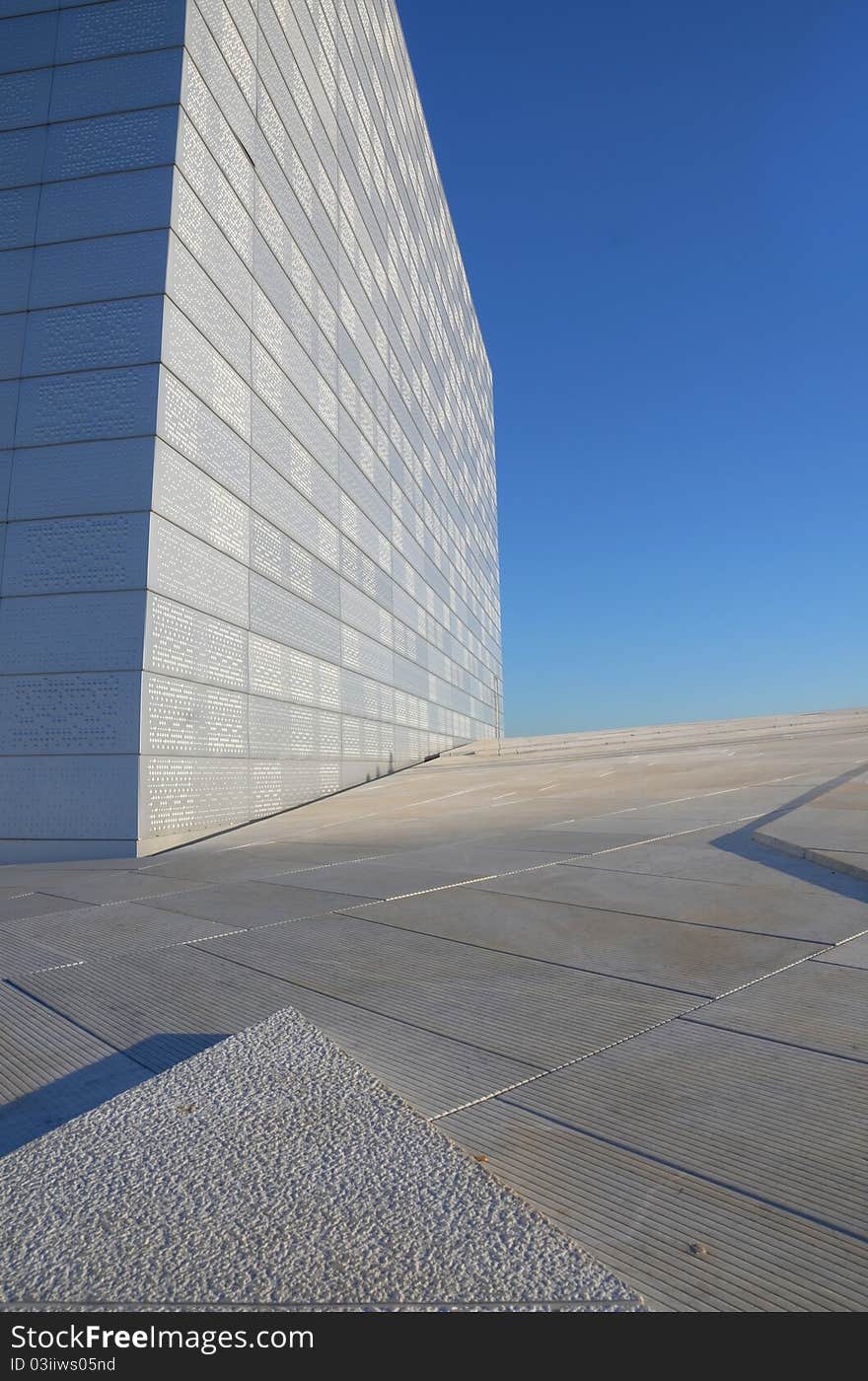 The world famous architectural highlight - the Oslo Opera. The world famous architectural highlight - the Oslo Opera