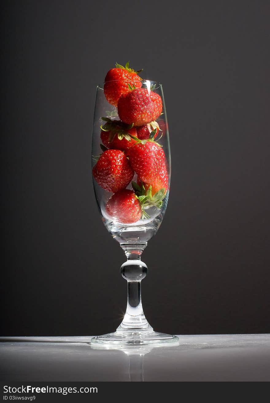 Strawberries cup