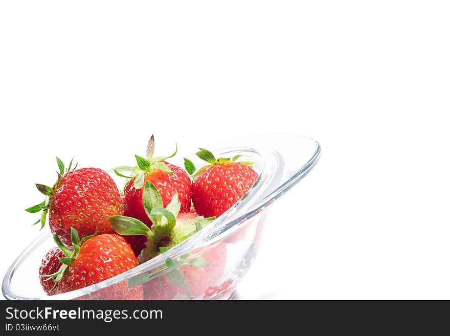 Tasty strawberries in a bowl