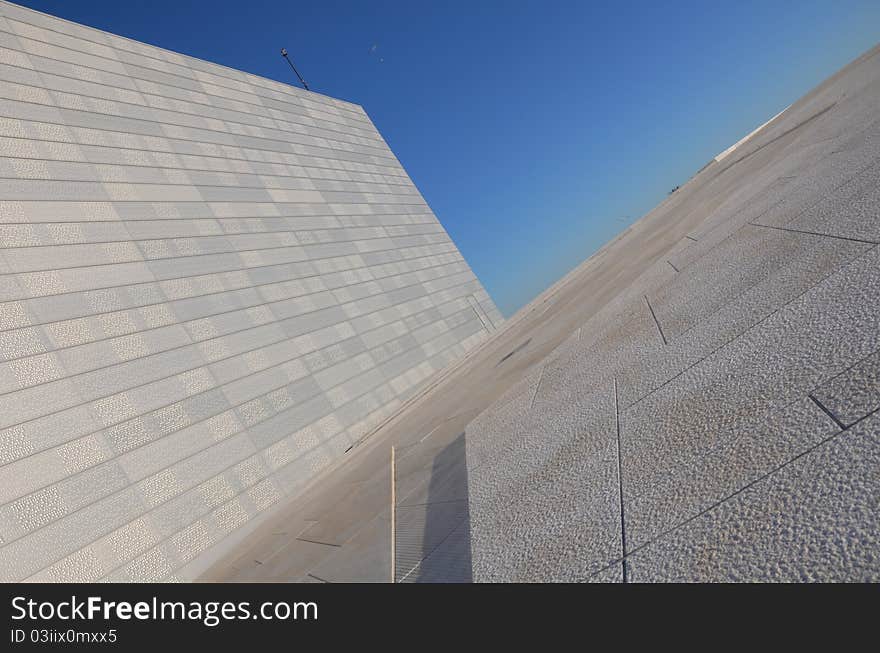 The world famous architectural highlight - the Oslo Opera. The world famous architectural highlight - the Oslo Opera