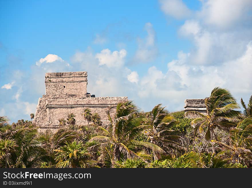 Tulum Maya Ruins Yucatan Peninsula,  Mexico.