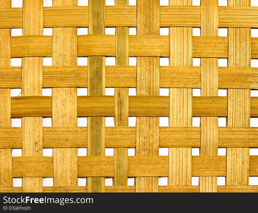 Bamboo weave texture for background