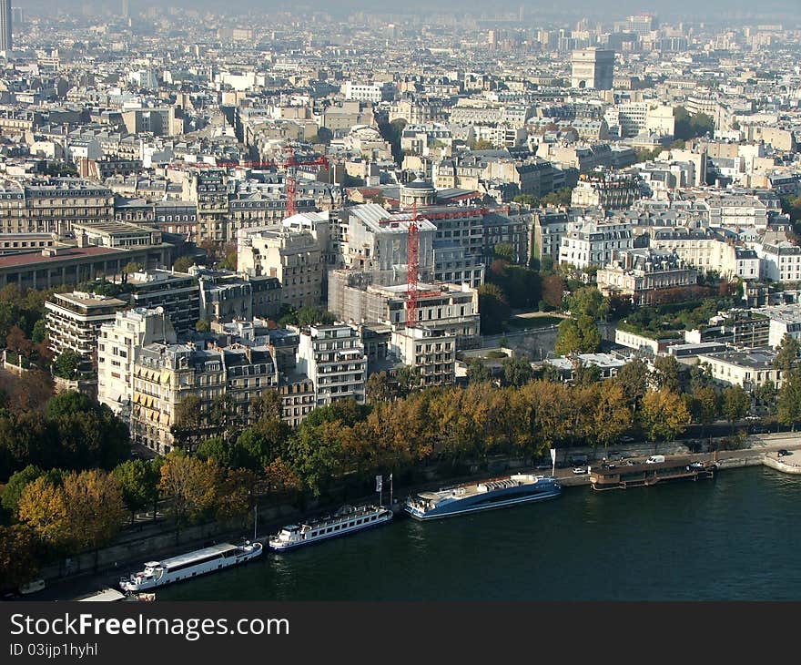 From the Eiffel tower