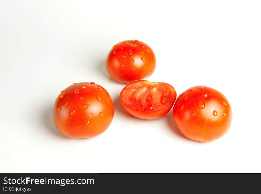 South China, summers time, the tomato are the common vegetables