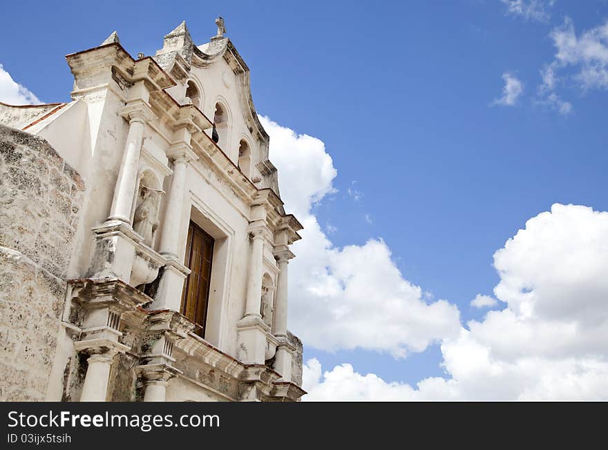 Baroque church in Havana, Cuba