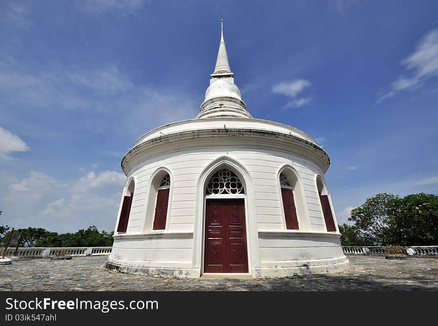 Thailand - Buddhist Temple Ruins, remains of a Prang Chonburi srichang