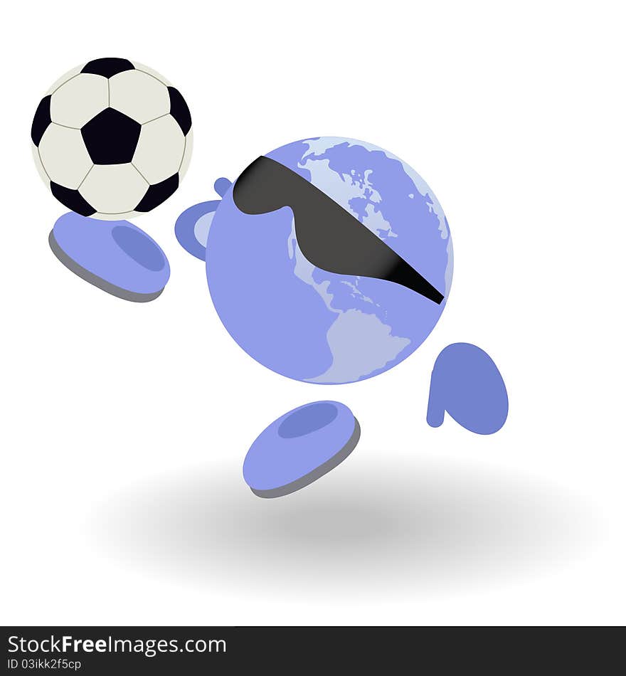 The Round Man And Football