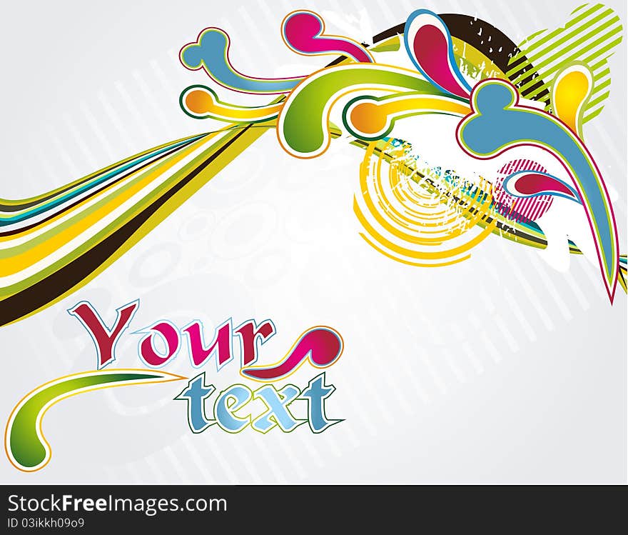 Vector Illustration Of Abstract Background