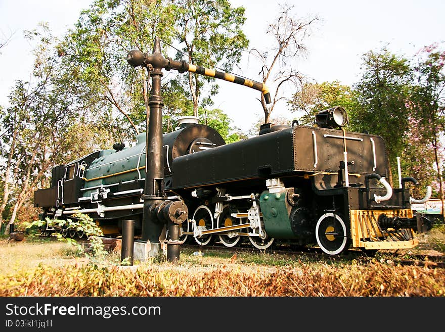 Steam locomotives.