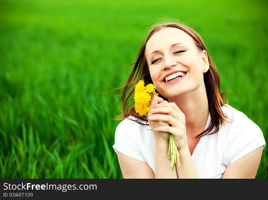 Woman With Dandelions