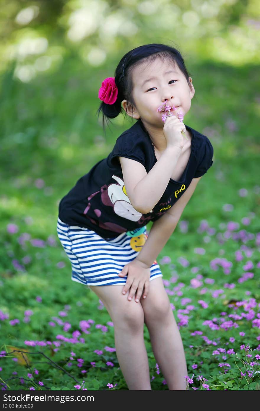 Chinese lovely pretty cute girl in the park. Chinese lovely pretty cute girl in the park