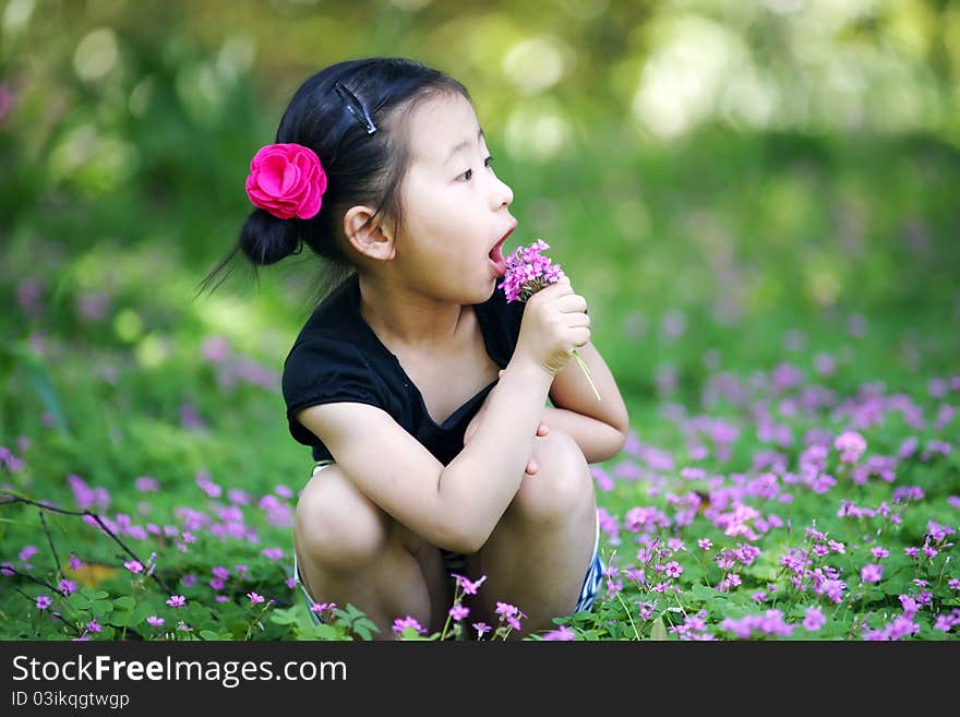 Chinese lovely pretty cute girl in the park. Chinese lovely pretty cute girl in the park