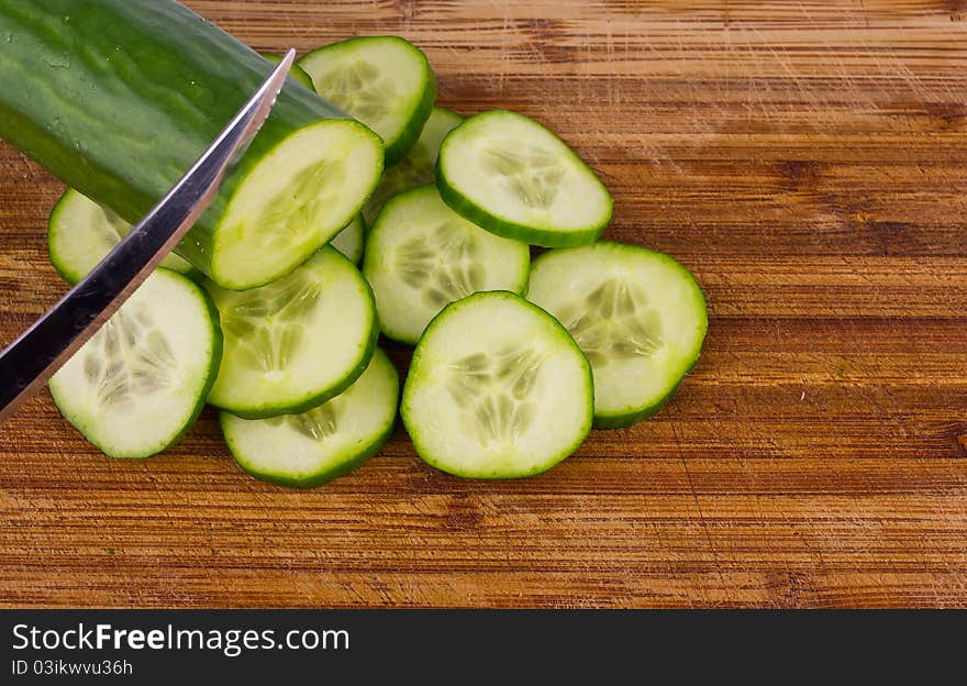 Cucumber and slices