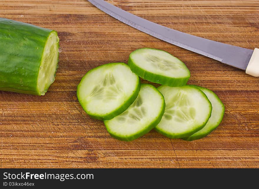 Cucumber and slices