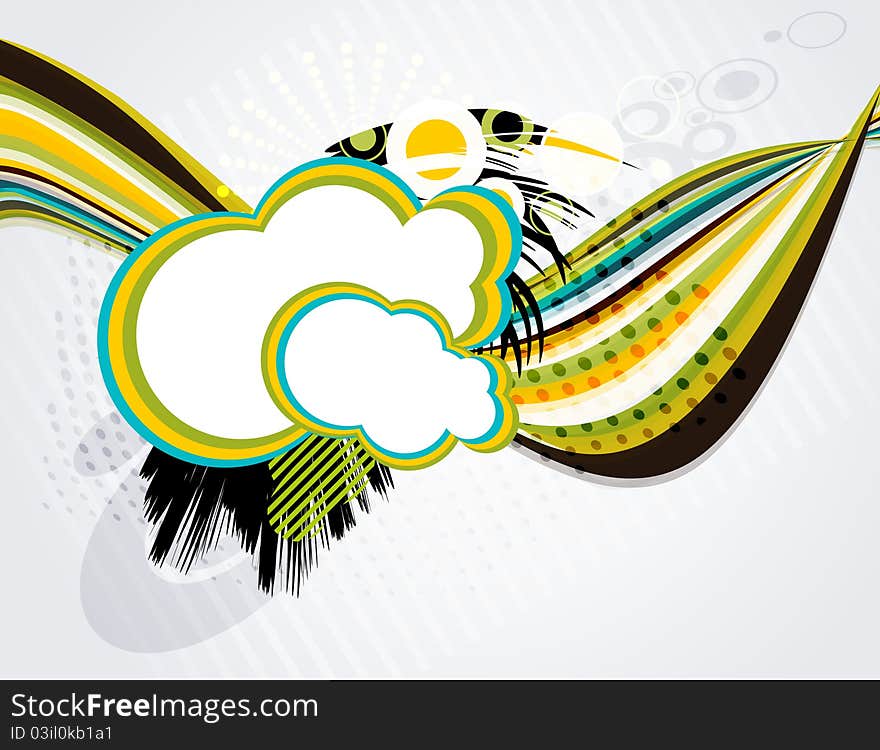 Vector Illustration Of Abstract Background