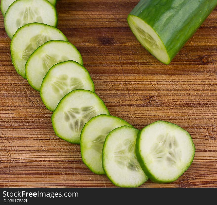 Cucumber and slices