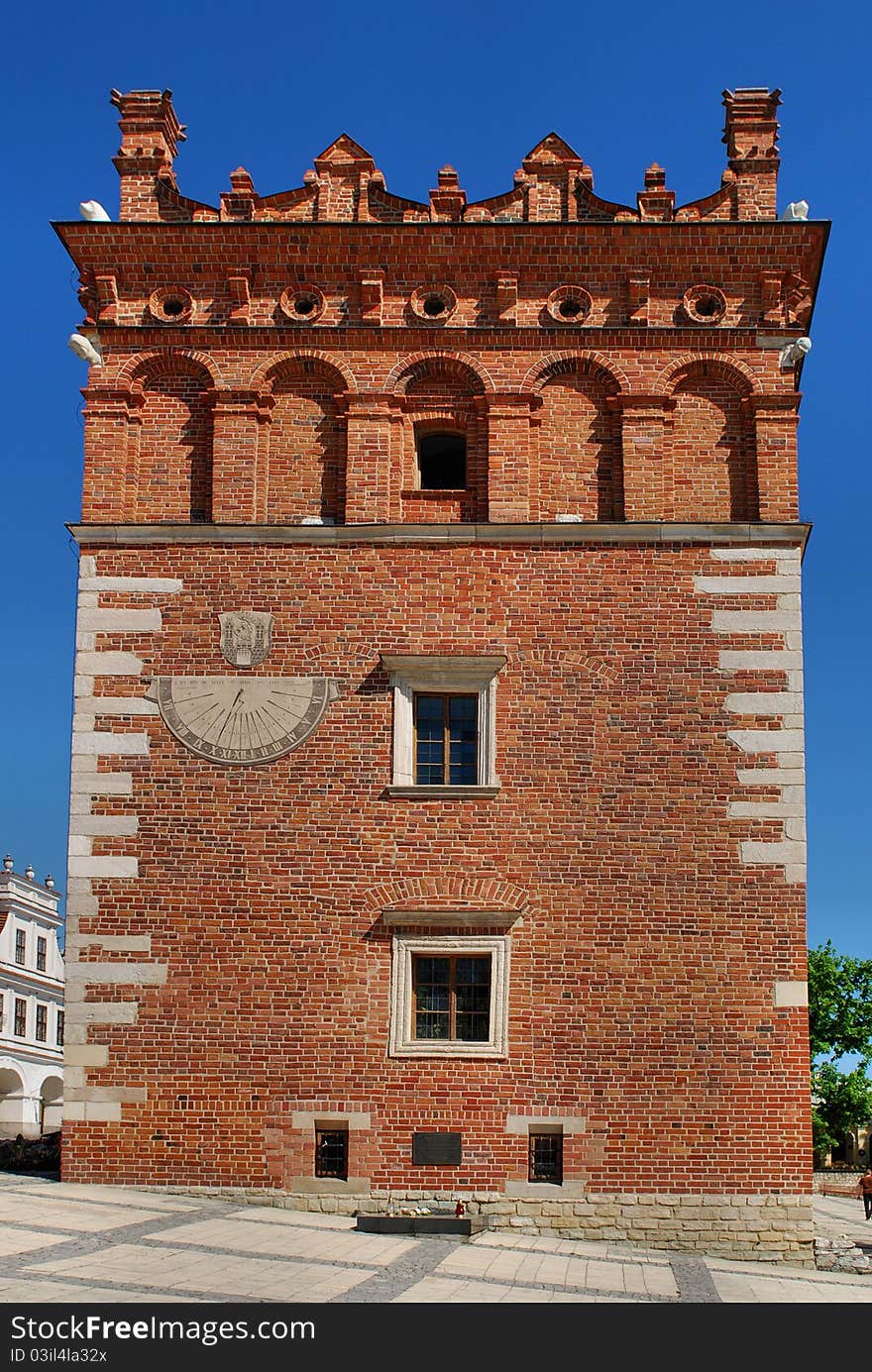 Old Town Hall In Sandomierz, Poland.