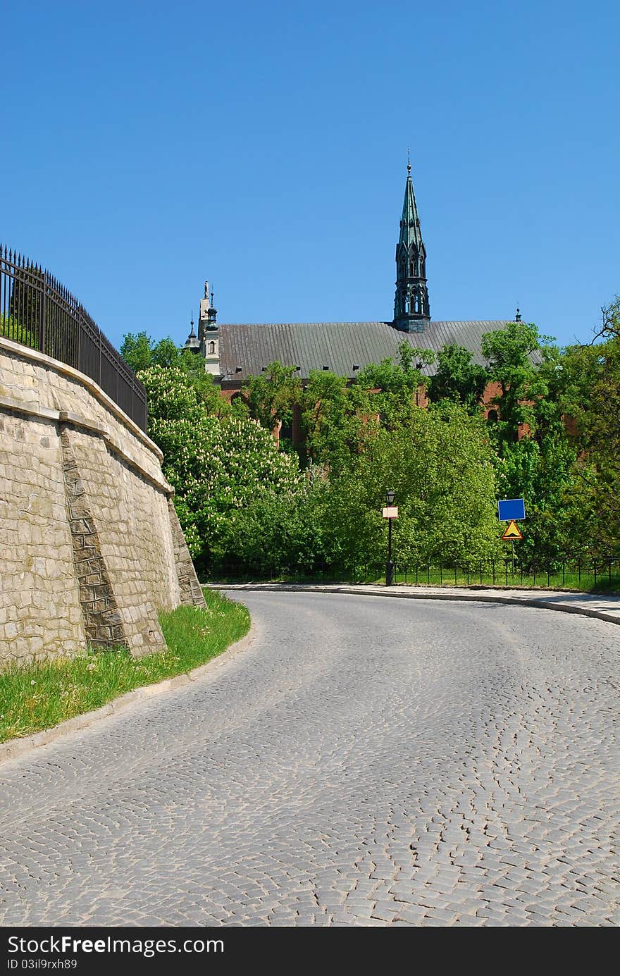 Cathedral in Sandomierz, Poland