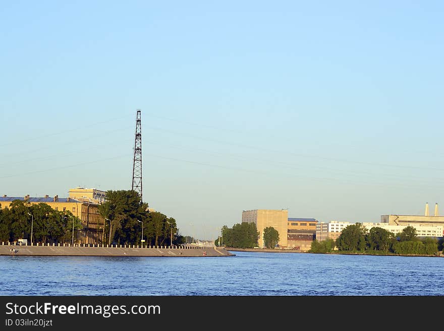 View of the Neva river