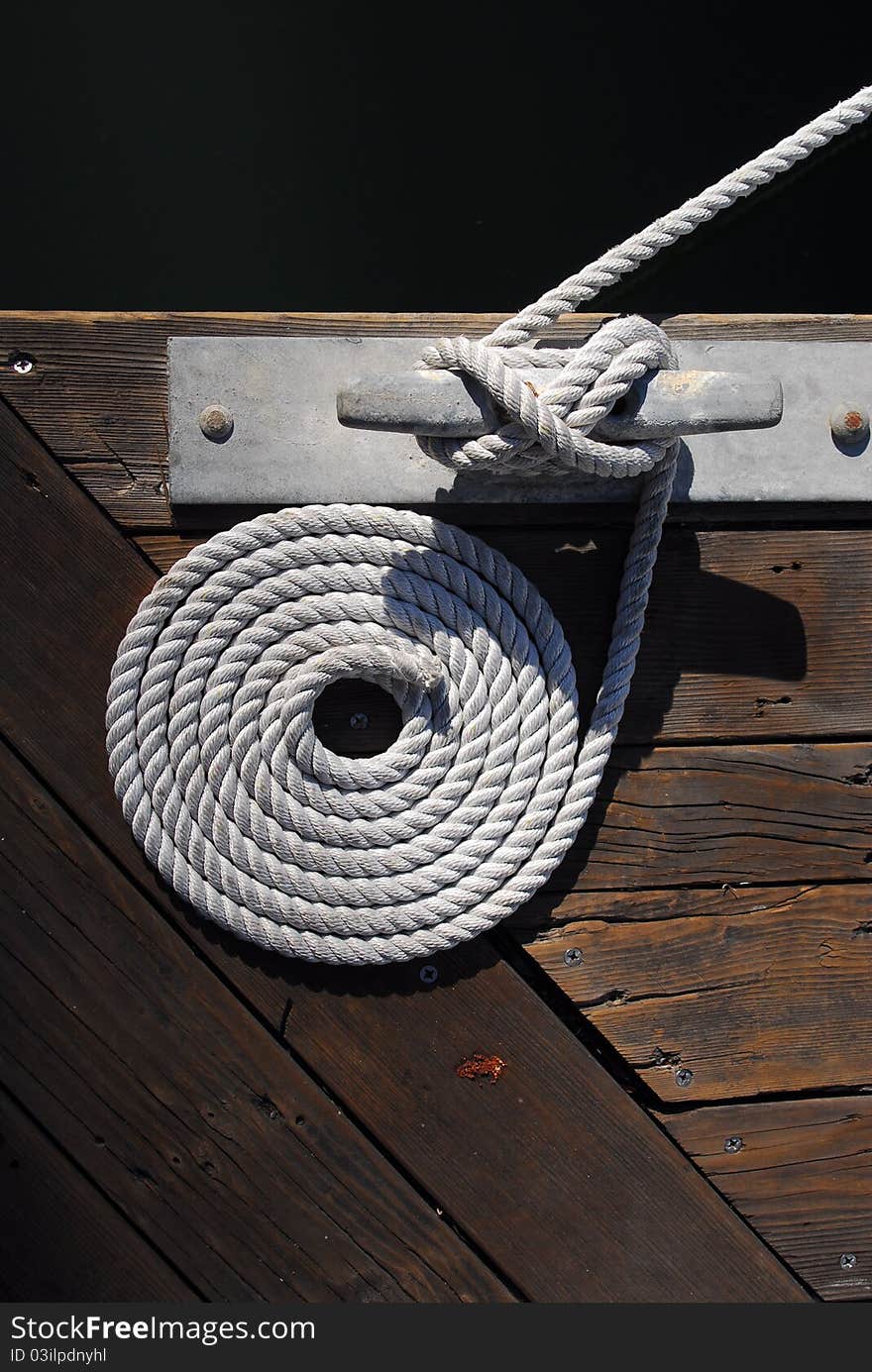 Rope on the Dock