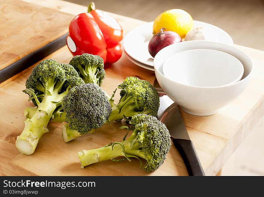 Vegetables In The Kitchen