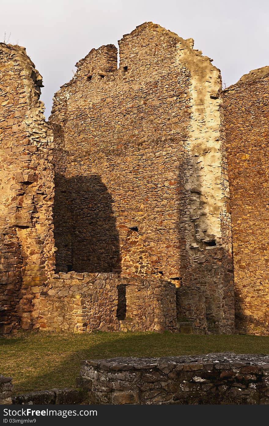 Part of a historic castle in Rhineland-Palatinate