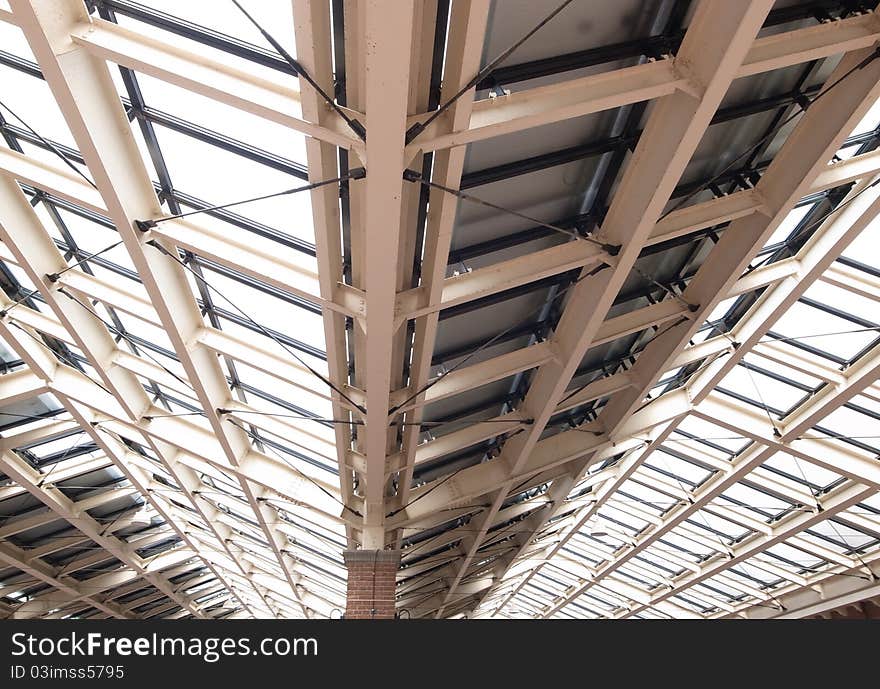 Airport roof with morden structure