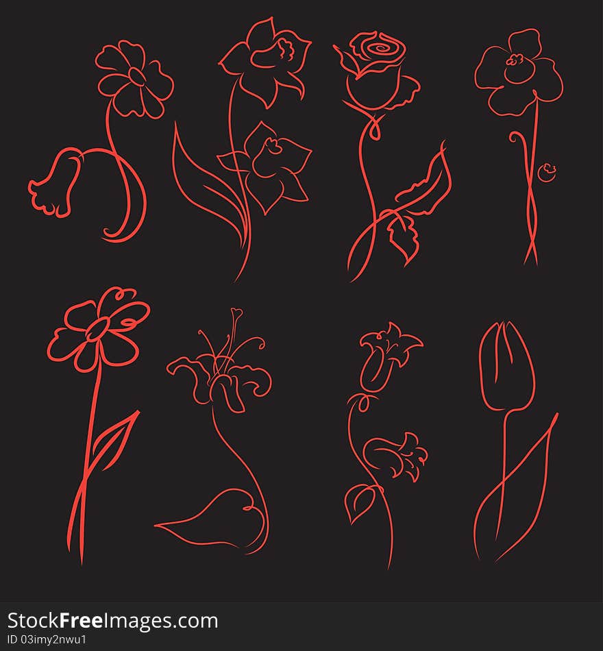 Flowers Design Set