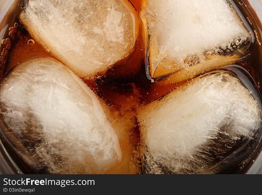 Ice in cola