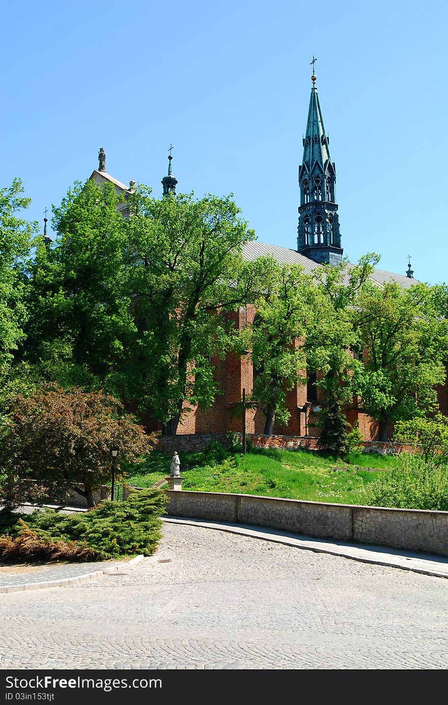 Cathedral In Sandomierz, Poland