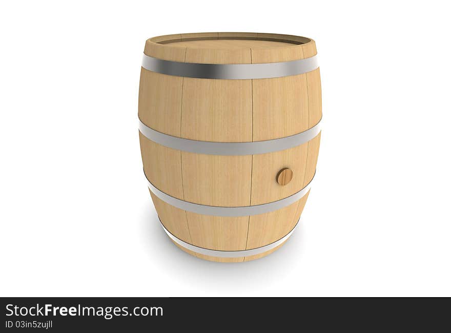 Wood barrel