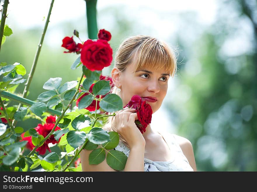 Beautiful portrait of a young sexy woman