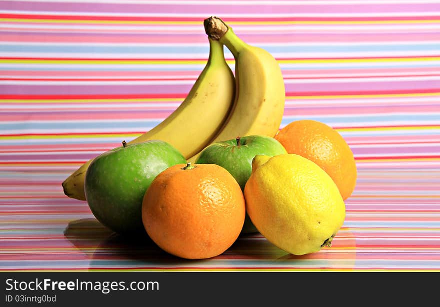 Colourful fruit