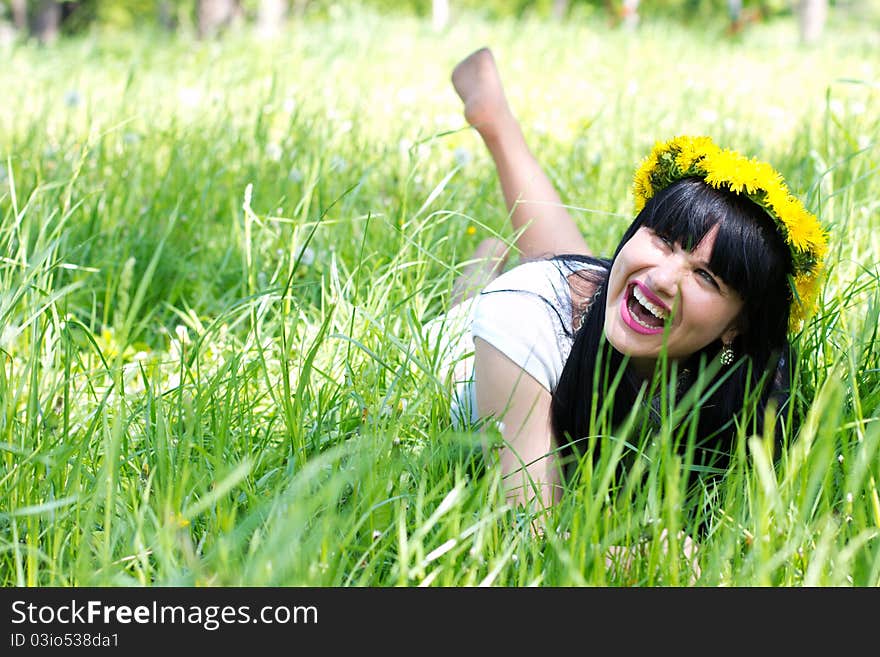 Beautiful smiling woman