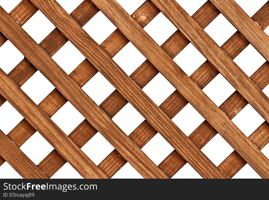 Close-up of wooden railing for use as background element.