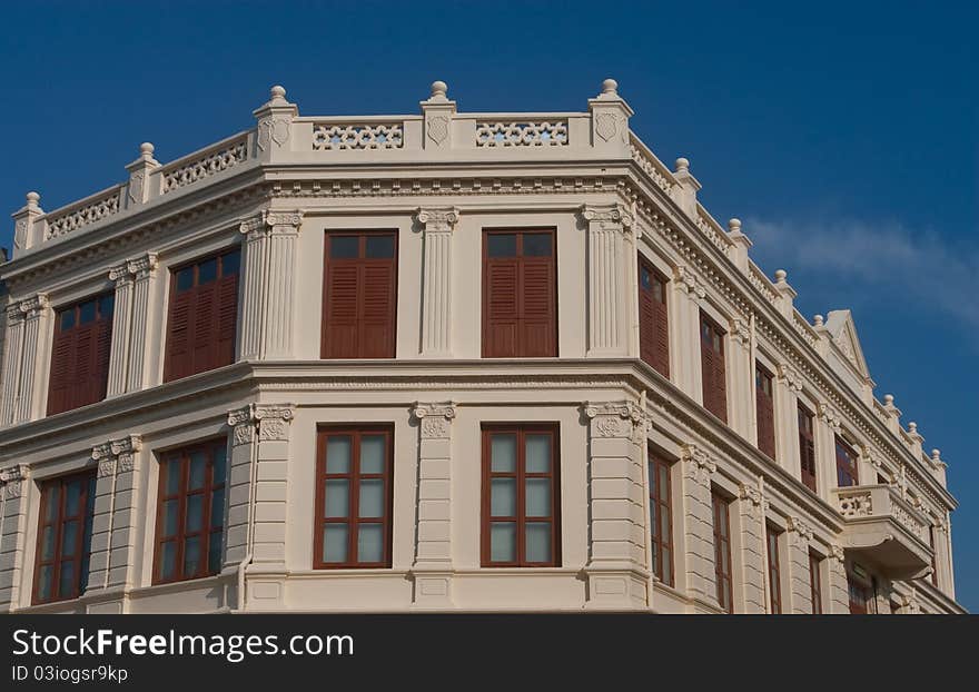 Colonial era Kongsoon House building on Beach Street in Georgetown, Penang Malaysia. Colonial era Kongsoon House building on Beach Street in Georgetown, Penang Malaysia