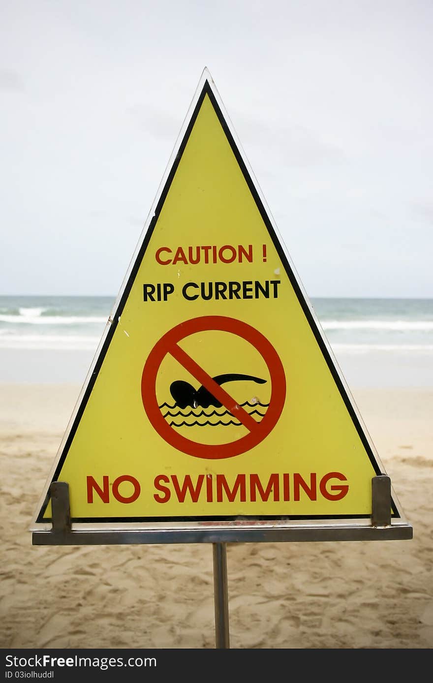 Swimming sign