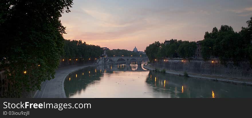 Panoramic view of St. Peter s Basilica