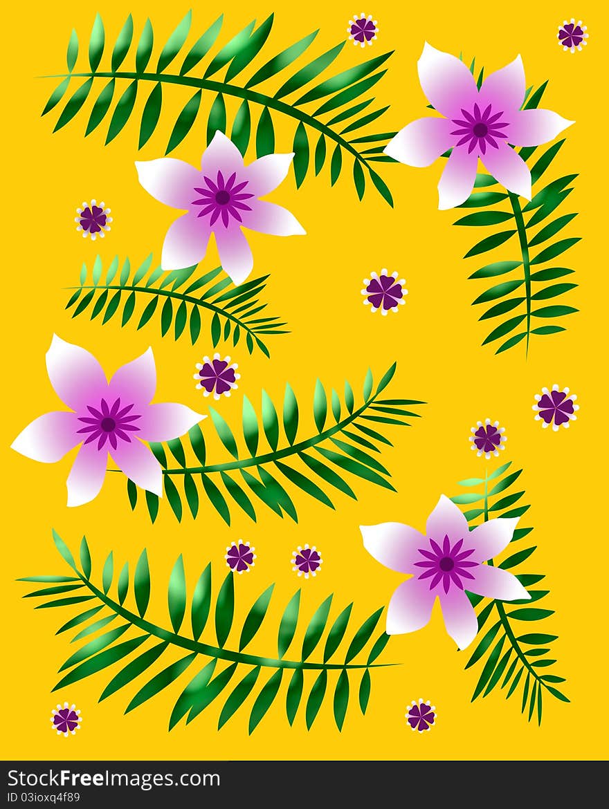 Tropical floral