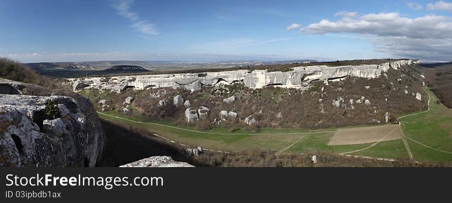 Travel into Crimean mountains in Ukraine. Travel into Crimean mountains in Ukraine