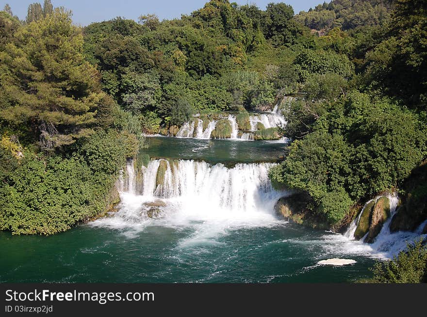 Waterfalls, Krka National Park, Croatia