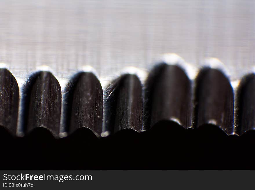 Knife In Macro Detail