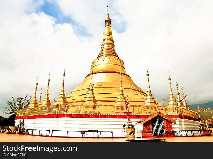 Choi Division of the Da Pagoda, Myanmar. Choi Division of the Da Pagoda, Myanmar.