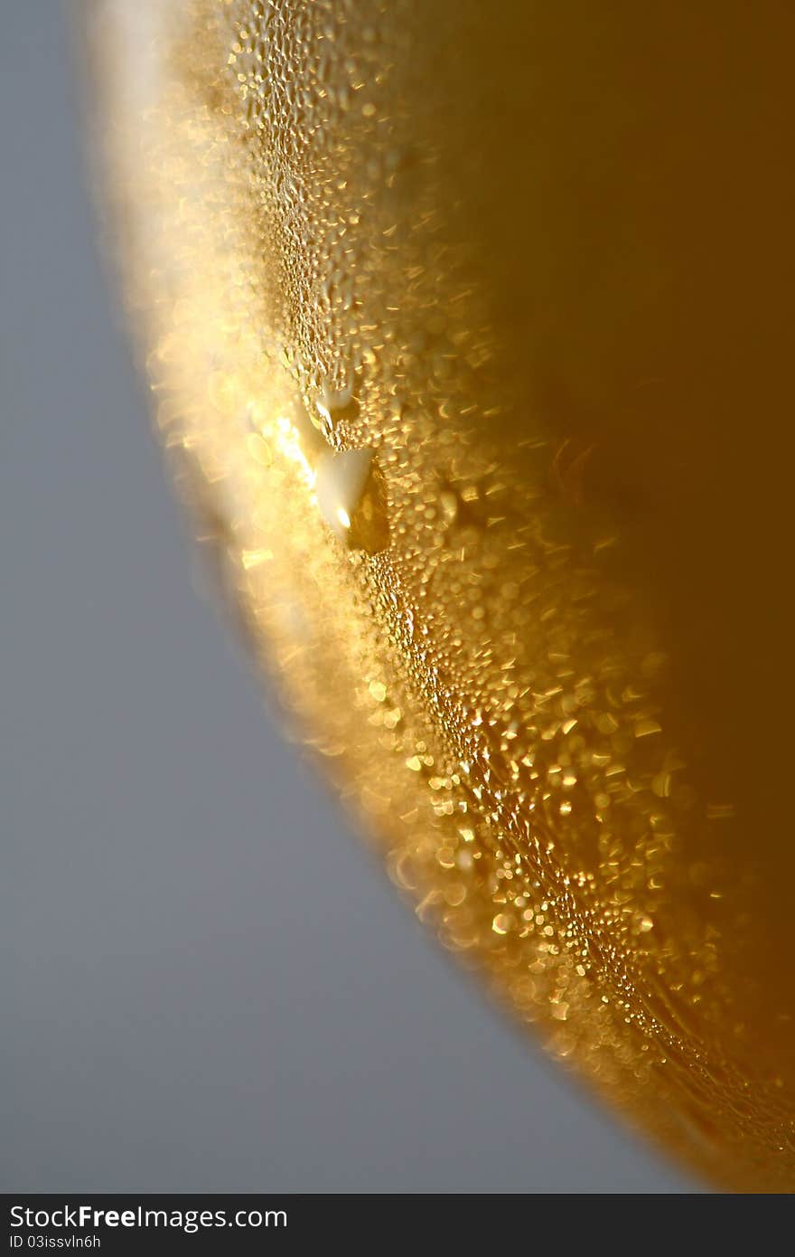 Glass of cold beer close-up