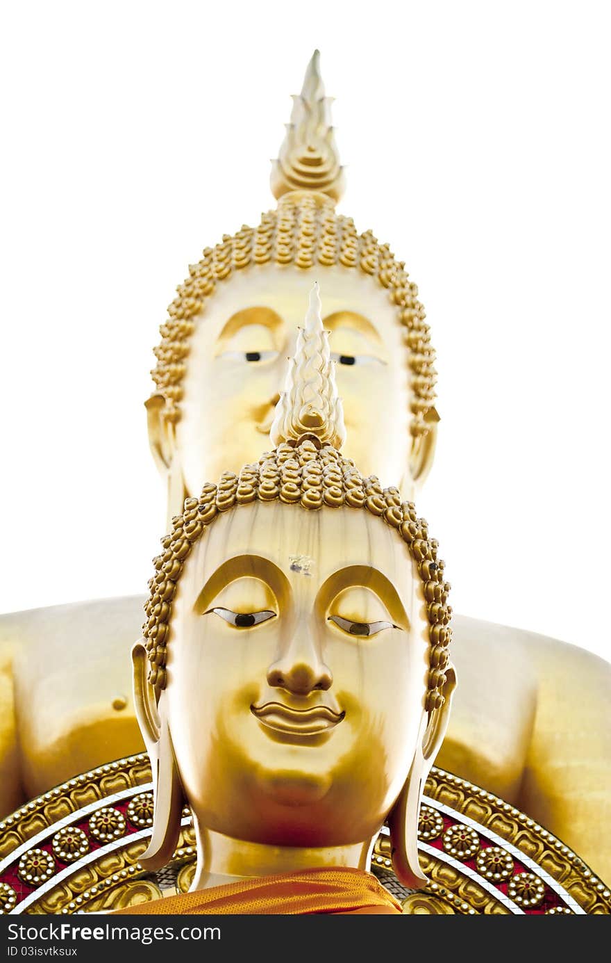 Double face Buddha Statue