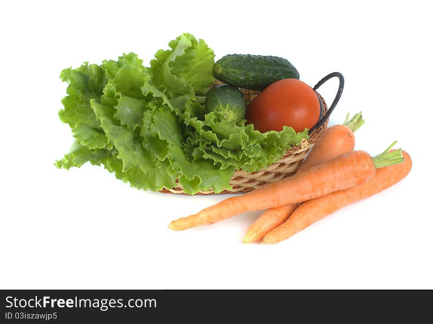 Vegetables in basket