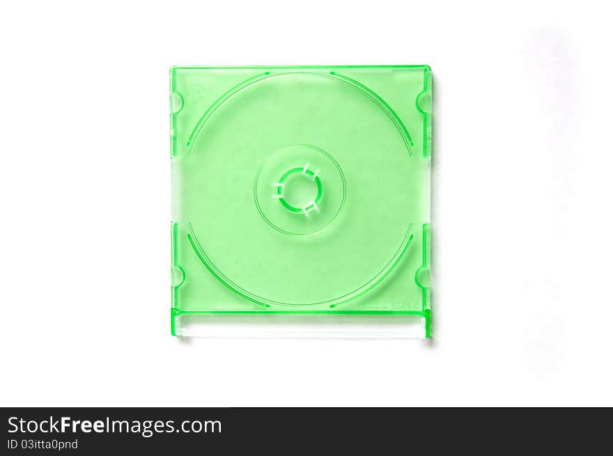 Green box mini CD for music. Green box mini CD for music