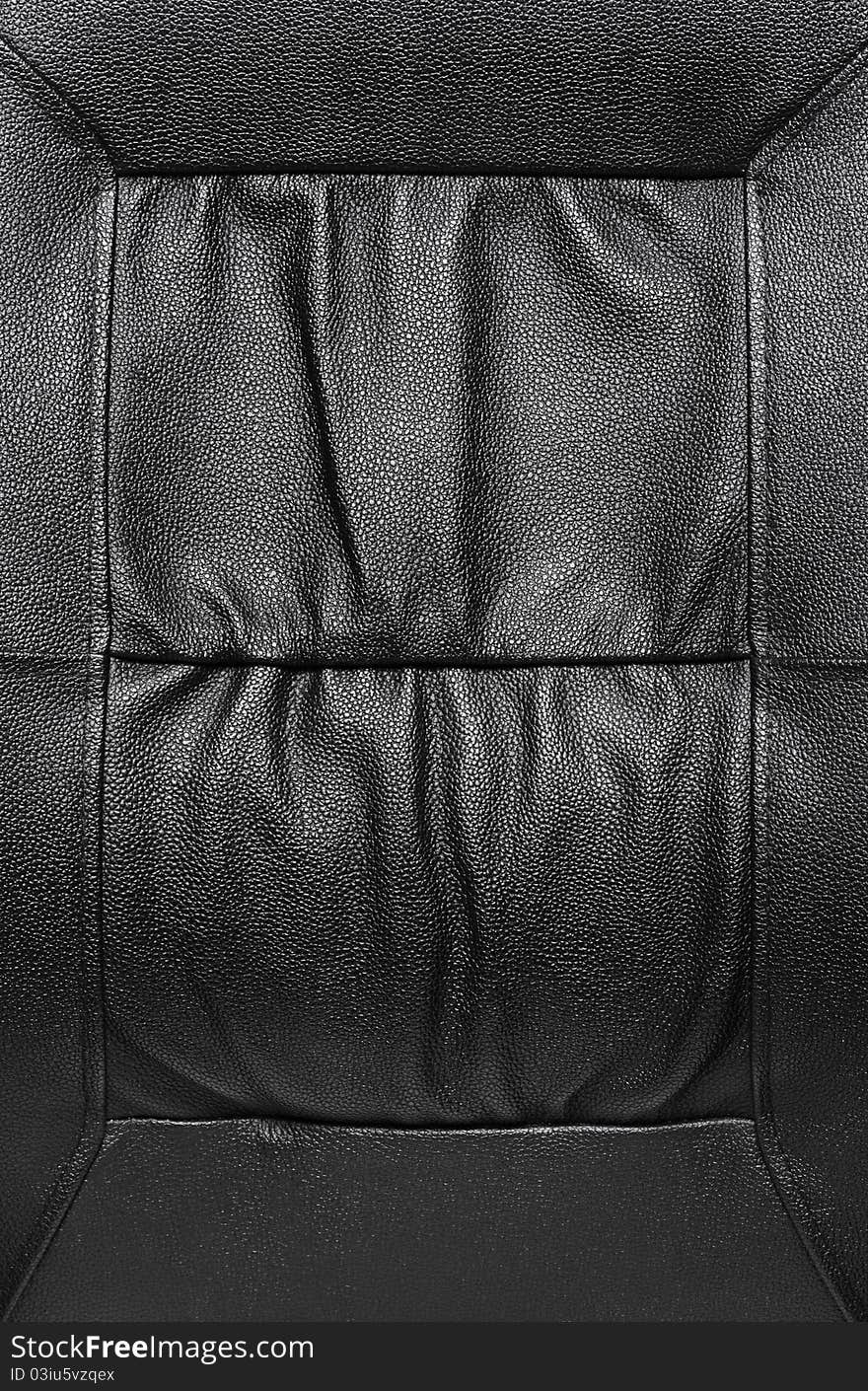 Image of black leather texture