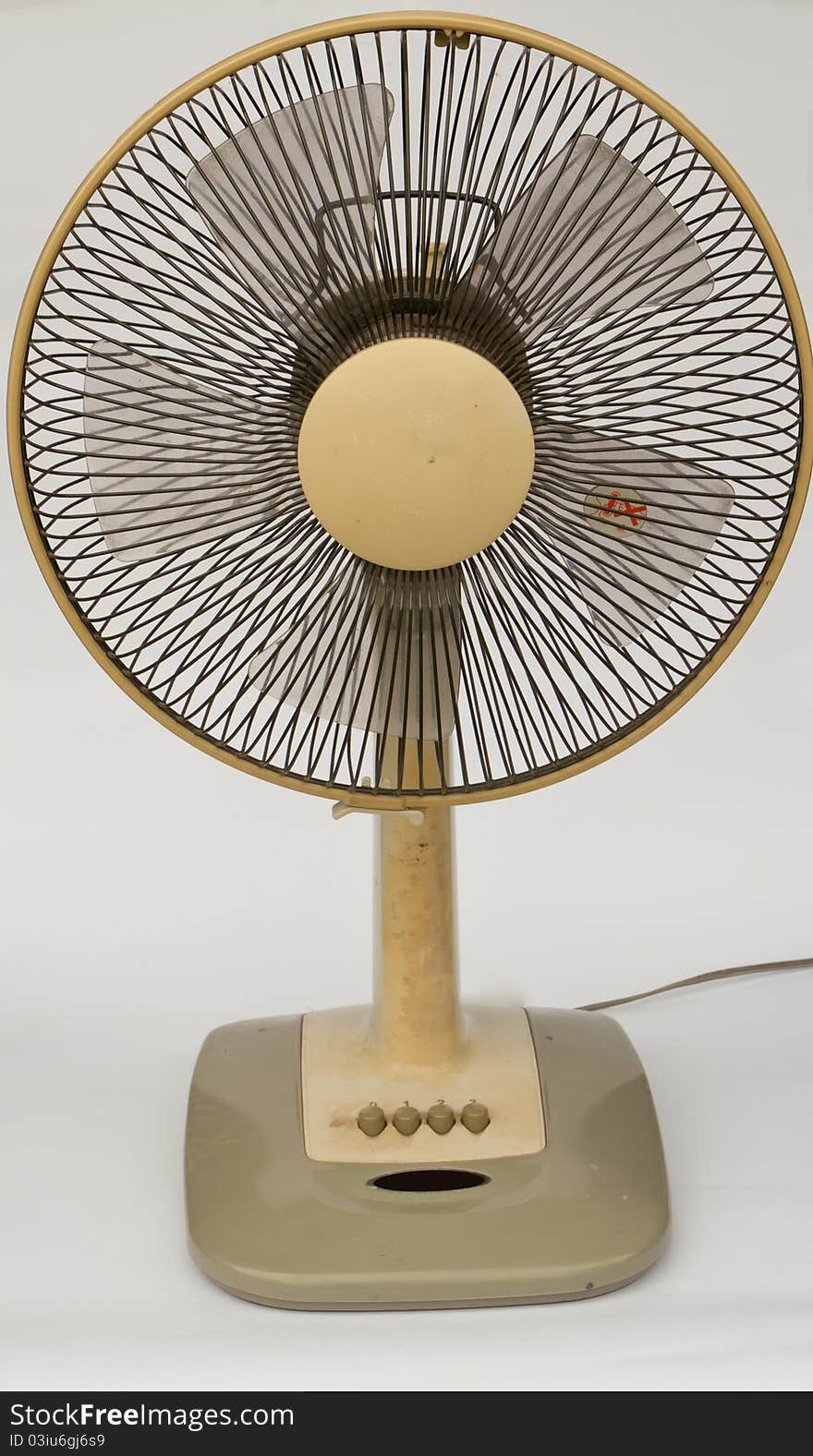 Old fan in the isolation