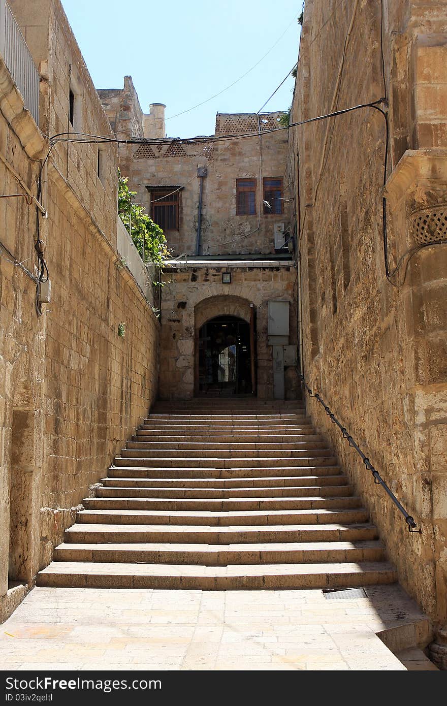 Stairway in Jerusalem